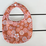 Rust Floral Classic Bib