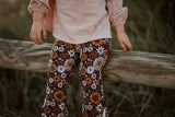 Chocolate Floral Flares