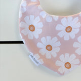 Blush Daisy Dribble Bib