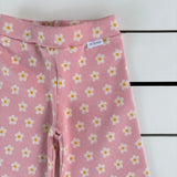 Pink Daisy Wide Leg Knit Pants