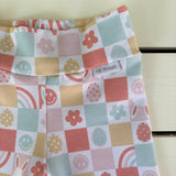 Pastel Check Easter Bike Shorts