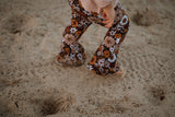 Chocolate Floral Flares