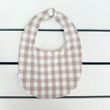 Oat Gingham Classic Bib