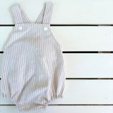 Natural Stripe Romperall
