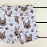 Cute Bunny Easter Bike Shorts