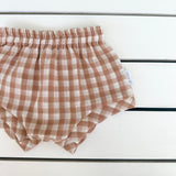 Gingham Relaxed Fit Shorties