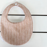 Brown Stripe Classic Bib