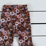 Chocolate Floral Flares
