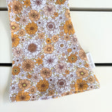 Vintage Golden Floral Flares