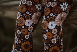 Chocolate Floral Flares