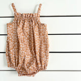 Rust Ditsy Floral Stella Romper