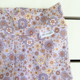 Pastel Lilac & Lemon Floral Bike Shorts