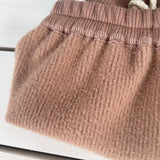 Taupe Ribbed Knit Pants