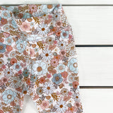 Pretty Blue Floral Flares (Only size 000 left)