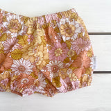 Mustard Vintage Floral Shorties