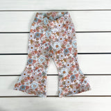 Pretty Blue Floral Flares (Only size 000 left)